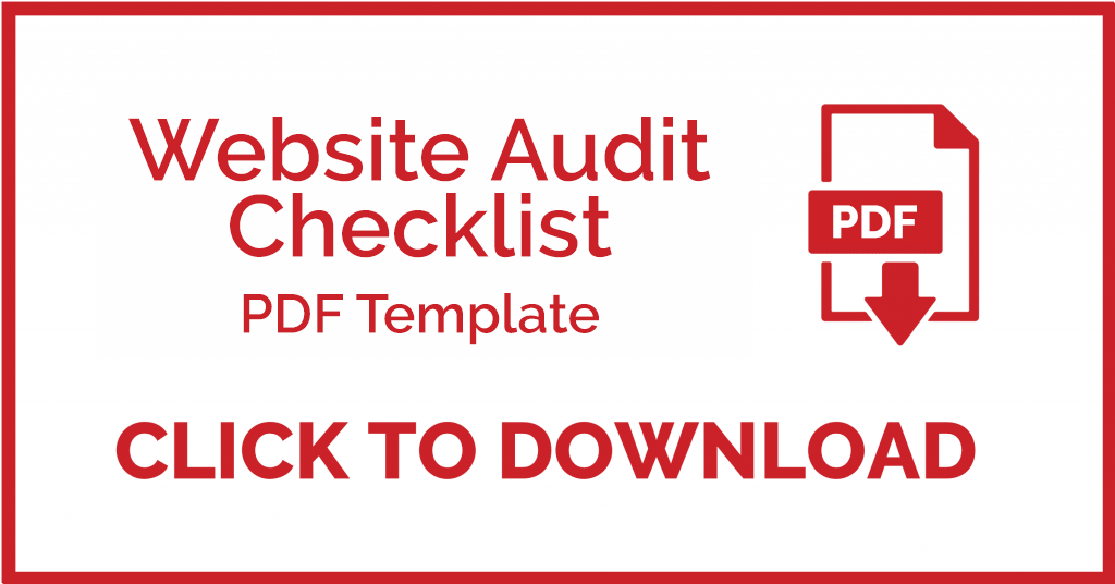 Download the website audit checklist template